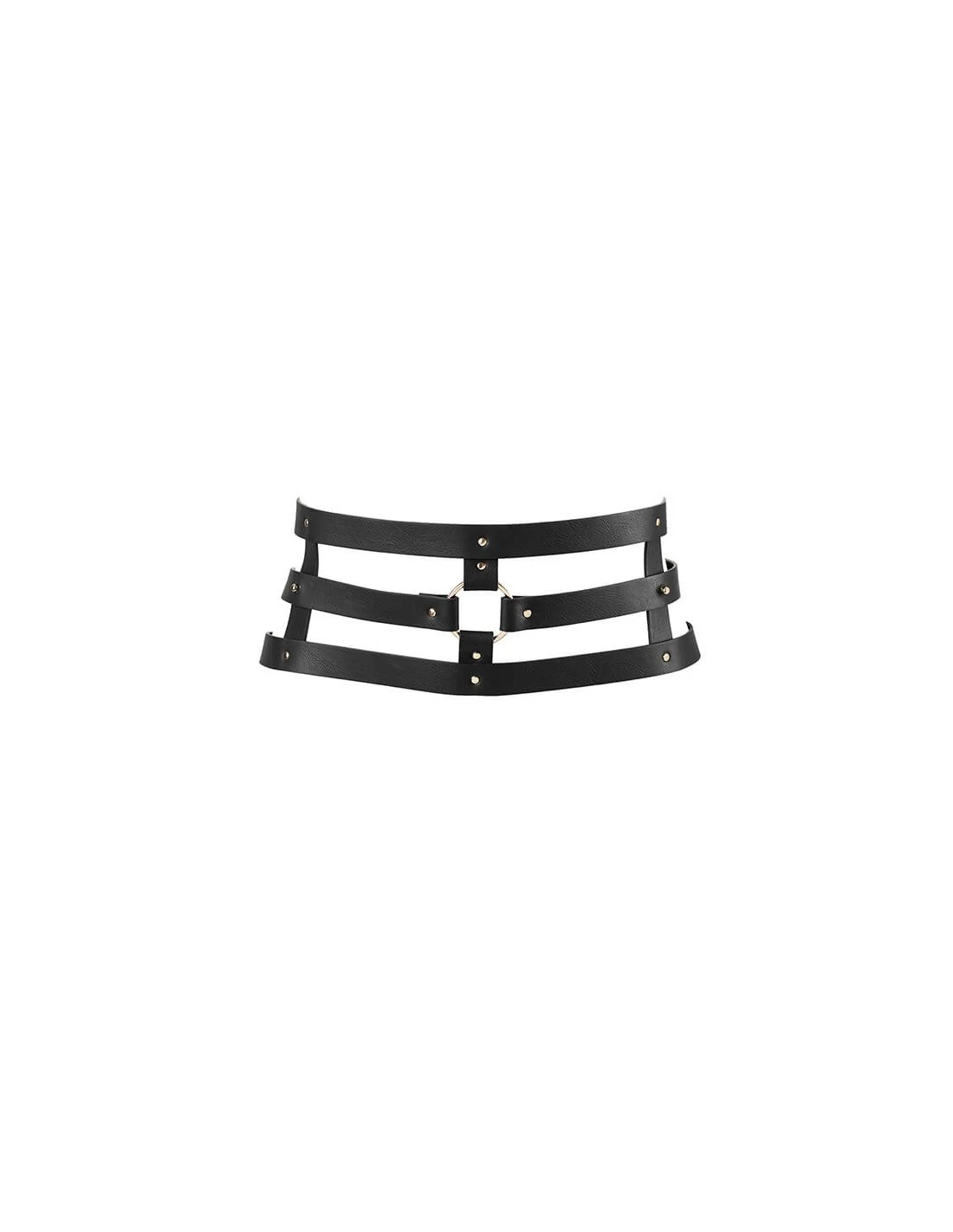 Bijoux Indiscrets Maze Wide Belt Black - Afbeelding 2