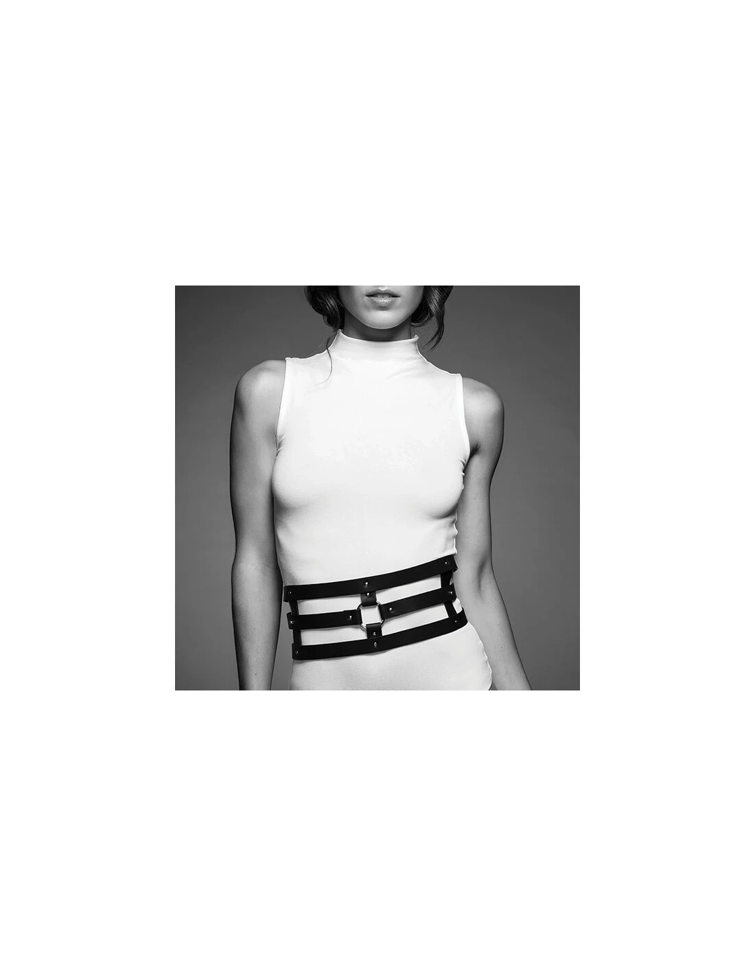 Bijoux Indiscrets Maze Wide Belt Black