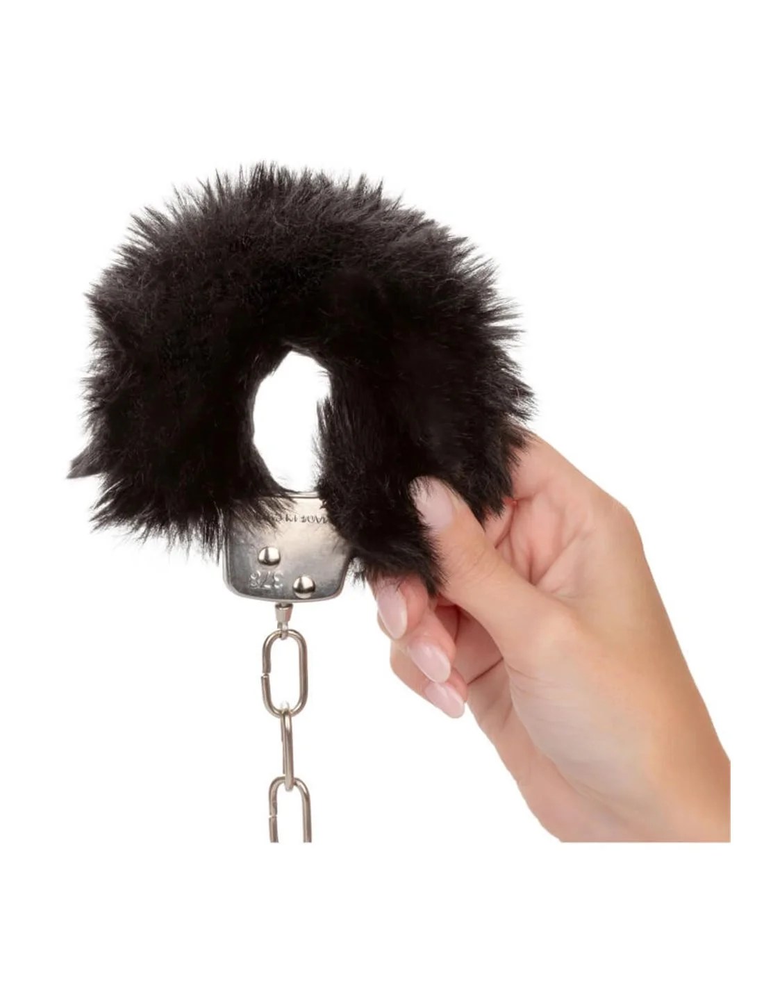 California Exotic Novelties CalExotics Ultra Fluffy Furry Cuffs Black - Afbeelding 2