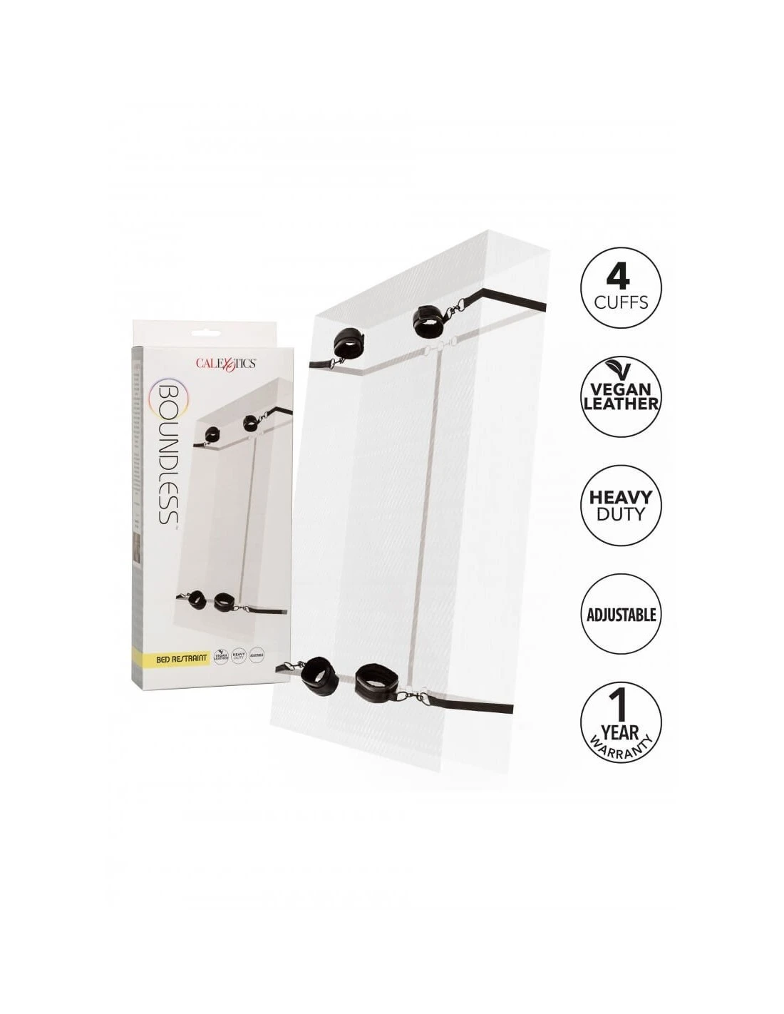 California Exotic Novelties Boundless Bed Restraint - Afbeelding 5