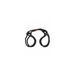 Doc Johnson Hogtied Bind & Tie 6mm Hemp Wrist Or Ankle Cuffs Black