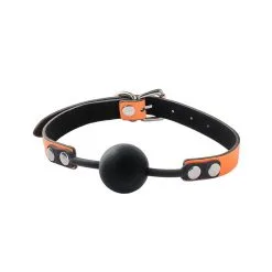 Dreamtoys Radiant Ball Gag Glow In The Dark Orange