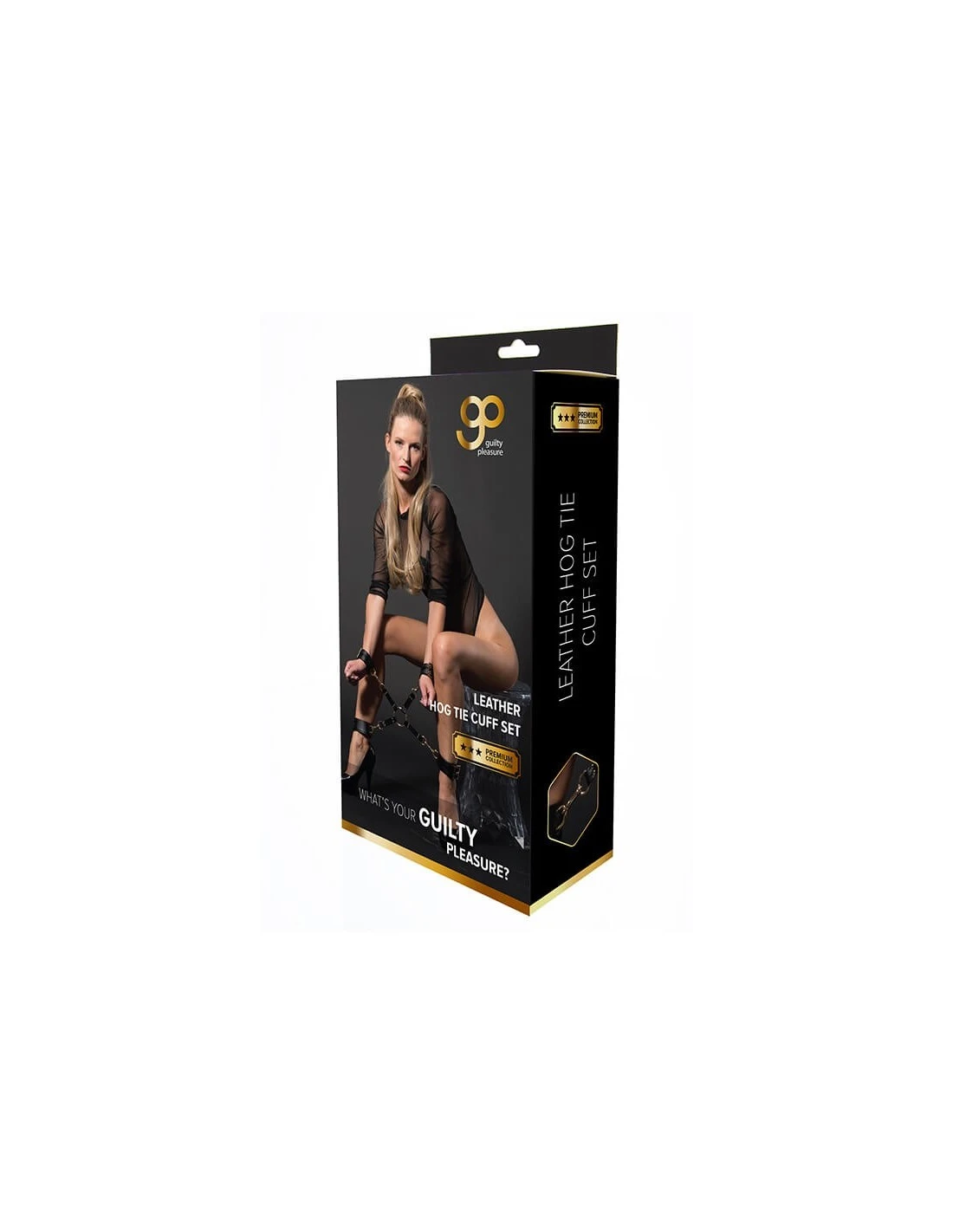 Guilty Pleasure Premium Hog Tie Set Black - Afbeelding 7