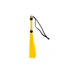 Guilty Pleasure Sillicone Flogger Whip Yellow