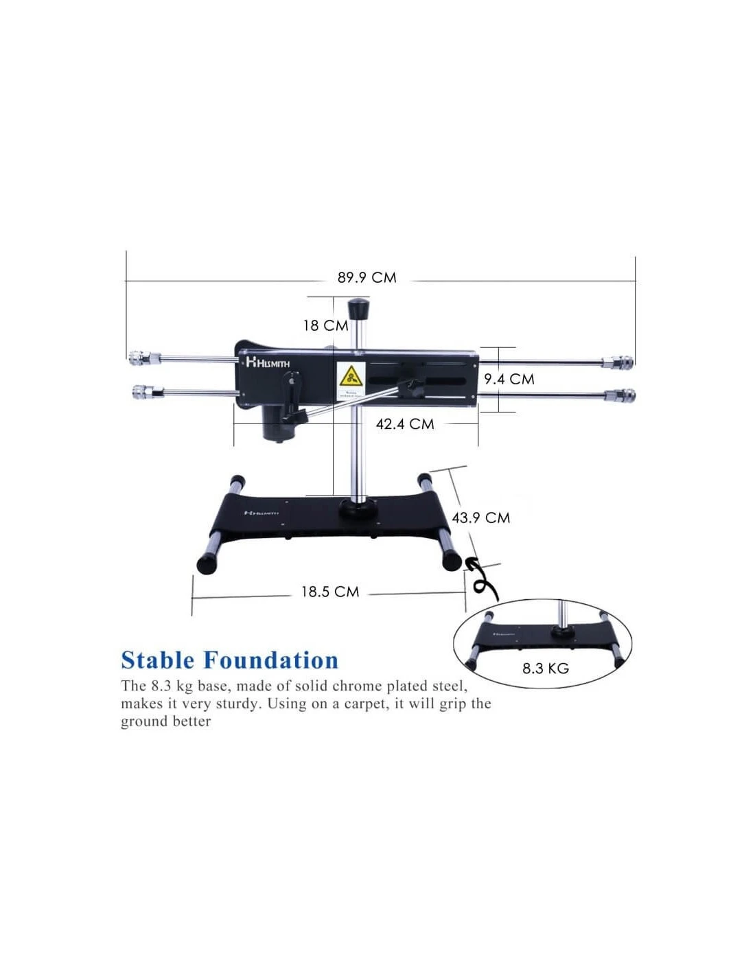 White Label Hismith Premium 4 Fuck Machine 2.0 - Afbeelding 5