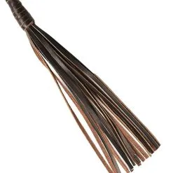 Liebe Seele Leather Whip Black And Brown