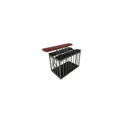 Mr. Sling MR Sling Doggy Bench Black And Red For Sling And Cage