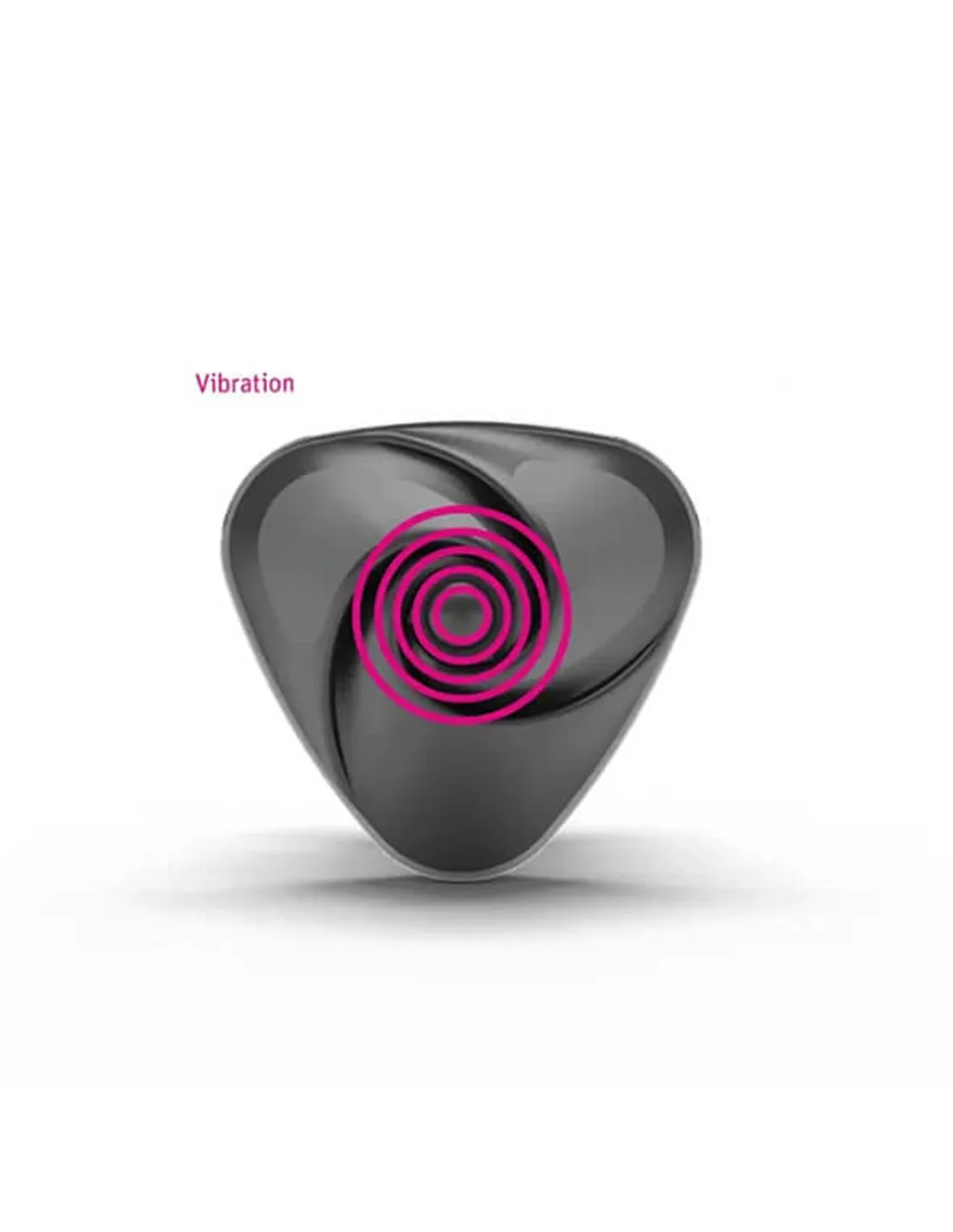 Mystim Heart Desire ESTIM Lay-on Vibrator Black - Afbeelding 4