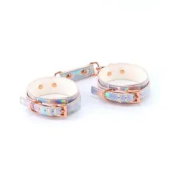 NS Novelties Cosmo Bondage Wrist Cuffs Rainbow