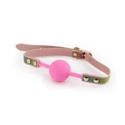 NS Novelties Spectra Bondage Ball Gag Rainbow