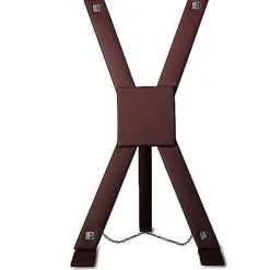 Ouch! Ouch BDSM Bondage Crotch With Brown Imitation Leather