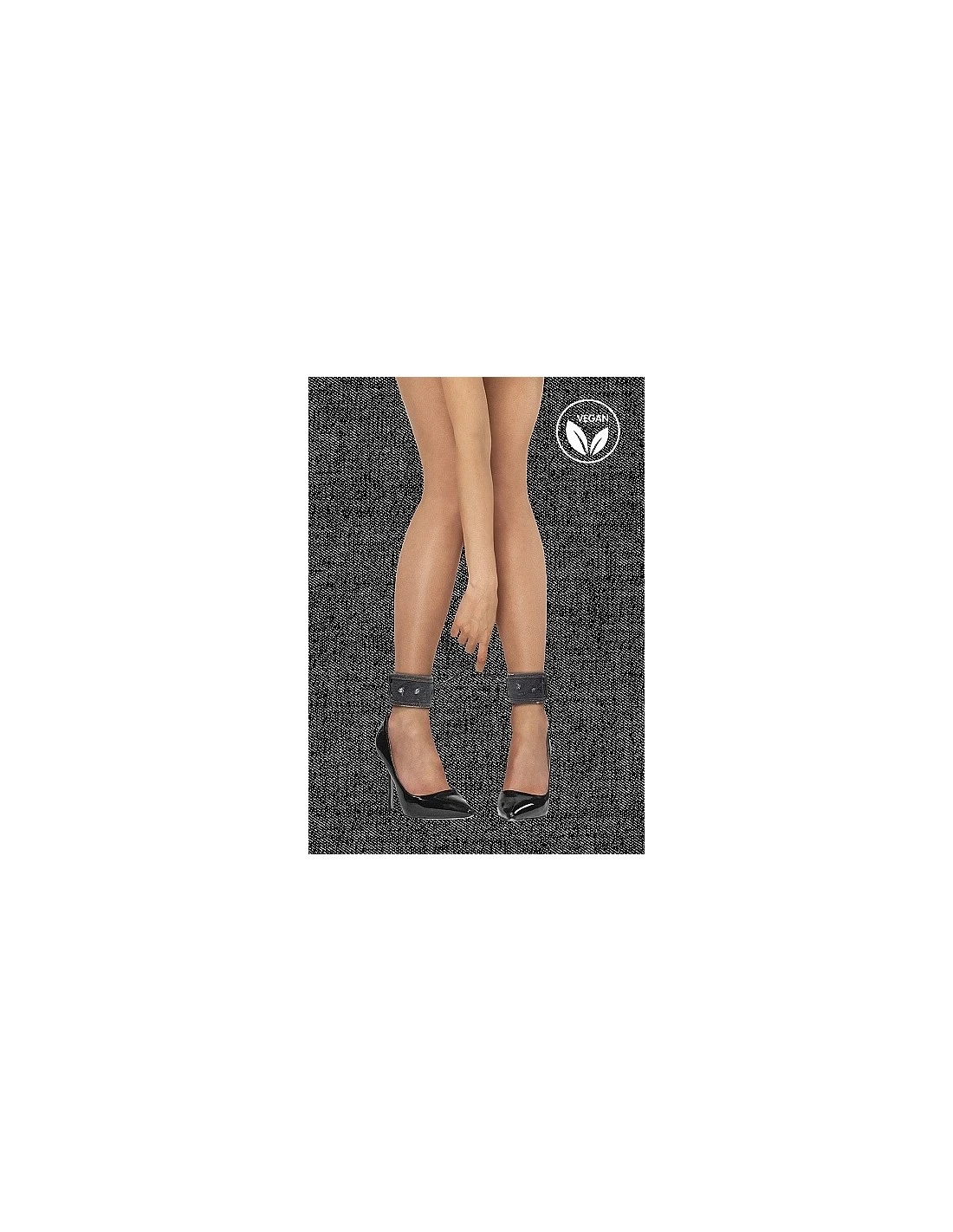 Ouch! Ouch Denim Ankle Cuffs Roughend Denim Style Black - Afbeelding 2