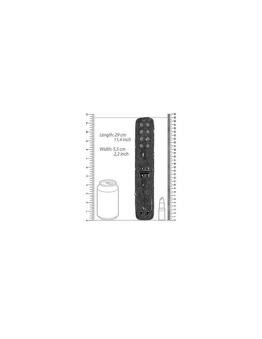 Ouch! Ouch Denim Ankle Cuffs Roughend Denim Style Black - Afbeelding 4