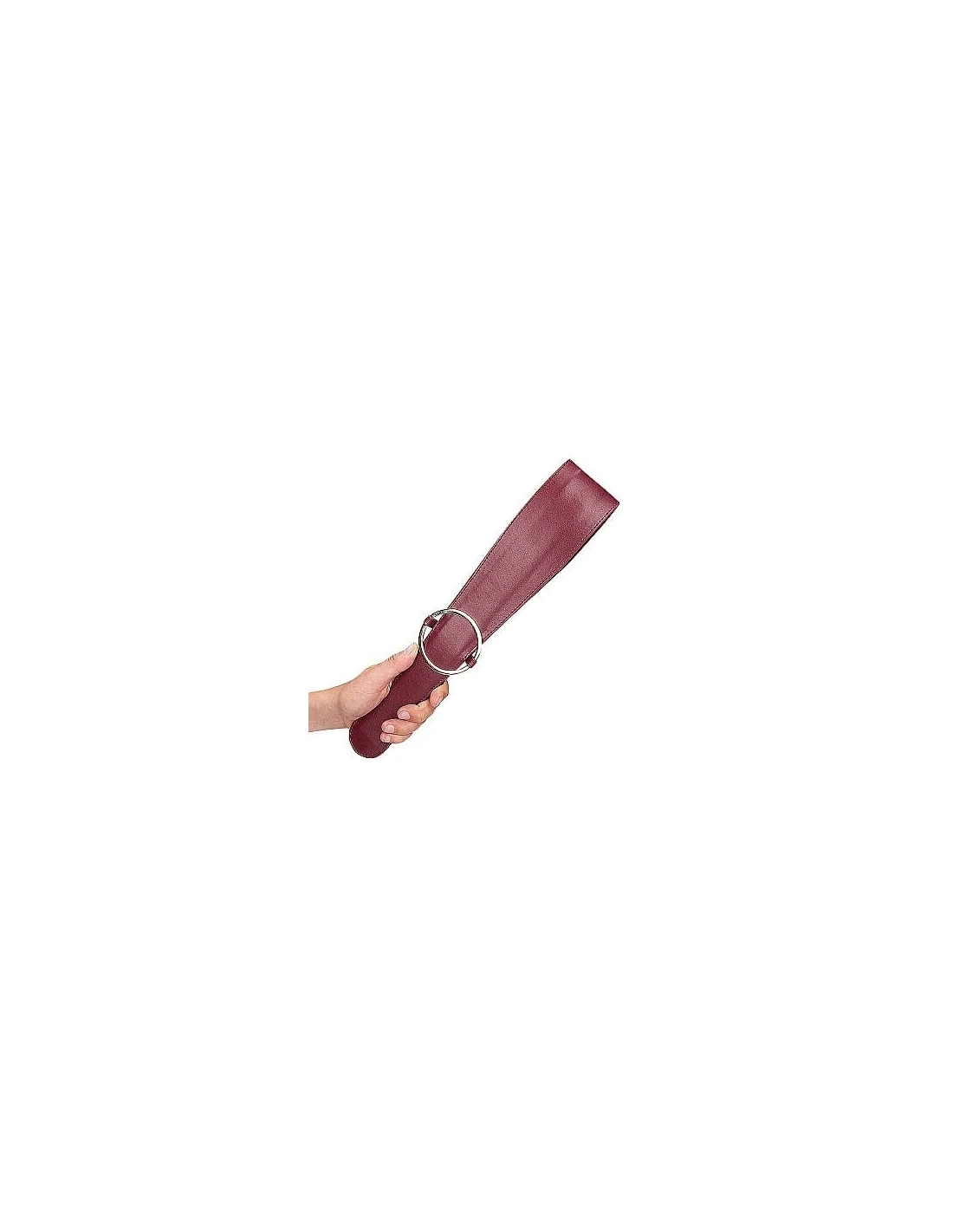 Ouch! Ouch Halo Belt Flogger Burgundy - Afbeelding 3