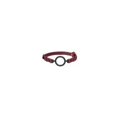 Ouch! Ouch Halo Silicone Ring Gag Burgundy