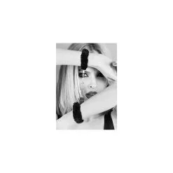 Ouch! Ouch Pleasure Furry Hand Cuffs With Quick Release