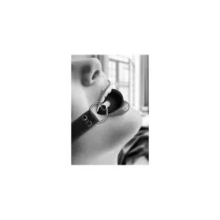 Ouch! Ouch Solid Ball Gag With Bonded Leather Straps