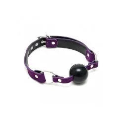 Rimba Mondknevel Met Siliconen Bal Paars