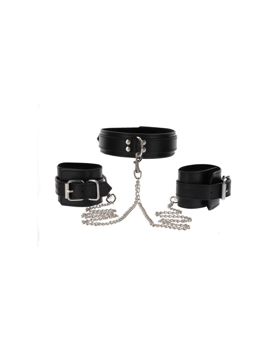 Taboom Heavy Collar And Wrist Cuffs Black - Afbeelding 2