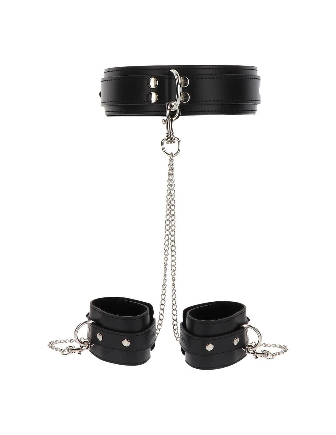 Taboom Heavy Collar And Wrist Cuffs Black