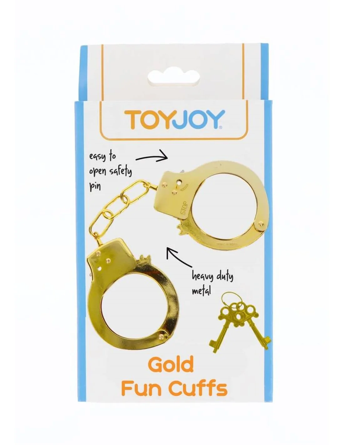 Toyjoy Metal Handcuffs Gold - Afbeelding 4