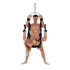 Whipsmart Bondage Pleasure Swing Black