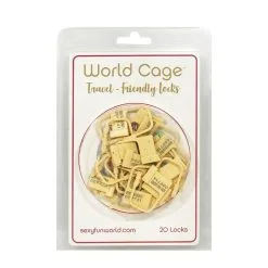 World Cage Reisvriendelijke Sloten Voor Kuisheidssets (20 Stuks)